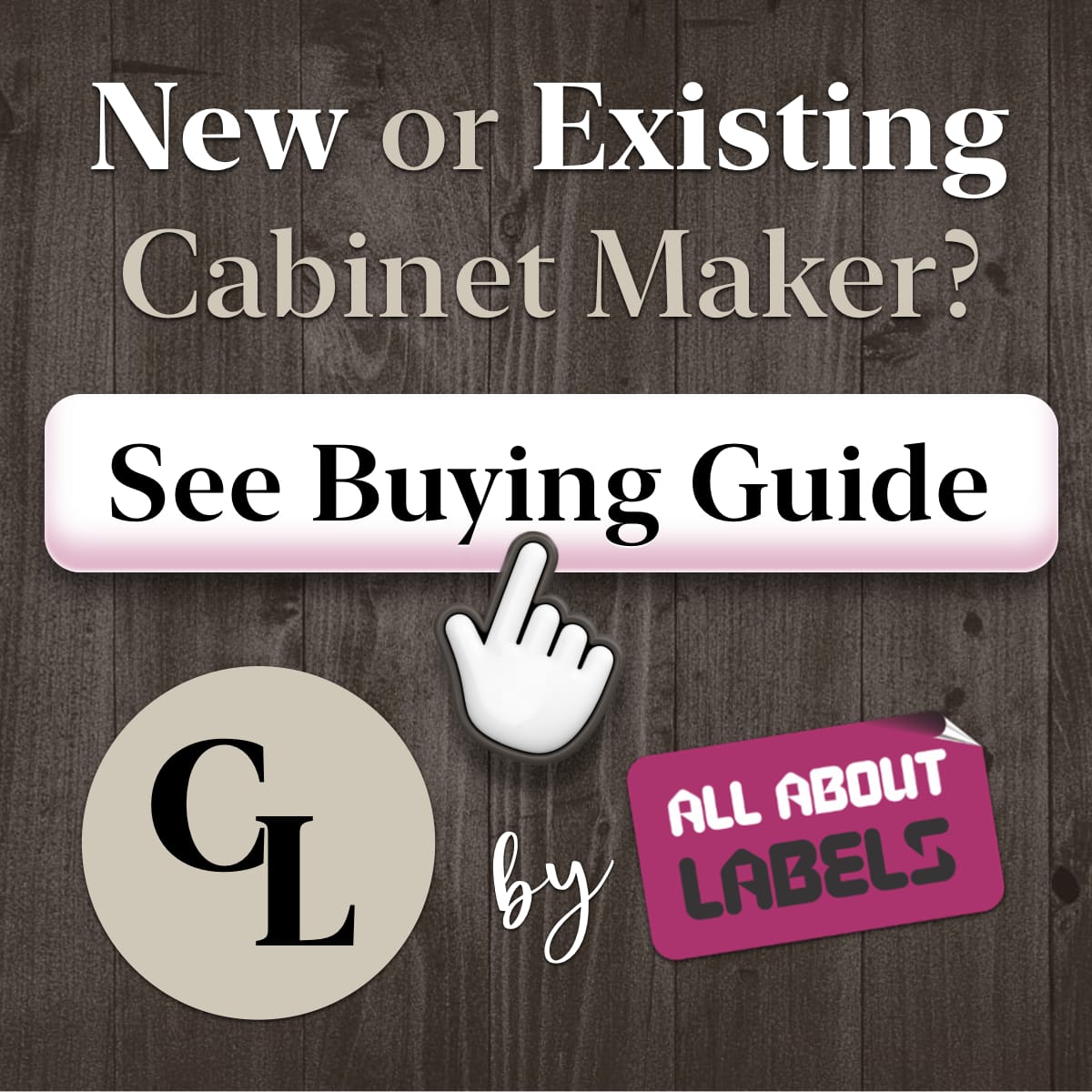 New or Existing Cabinet Maker? See Buying Guide at Cabinetry Labels by All About Labels